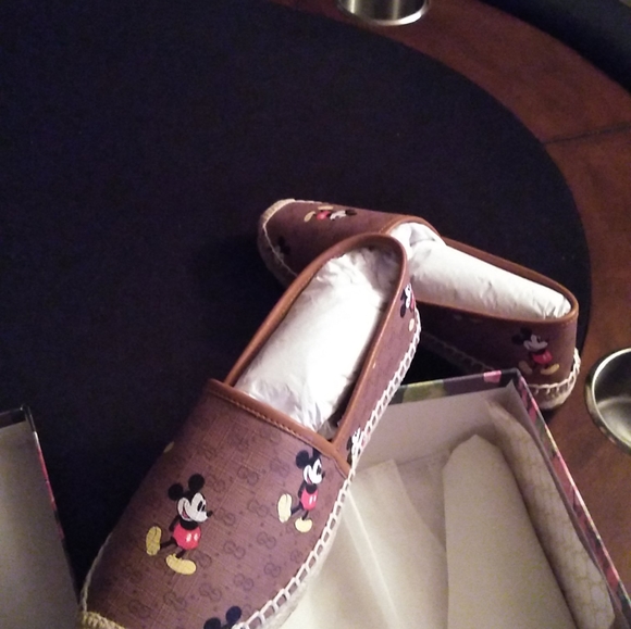 gucci mickey mouse loafers